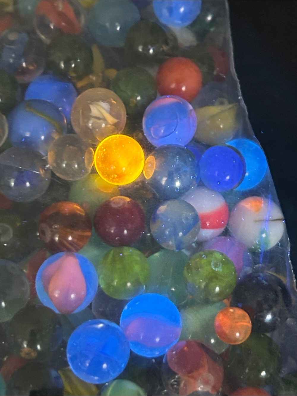 Assorted Glass Marbles Bag - Multicolor - Picture 6 of 6